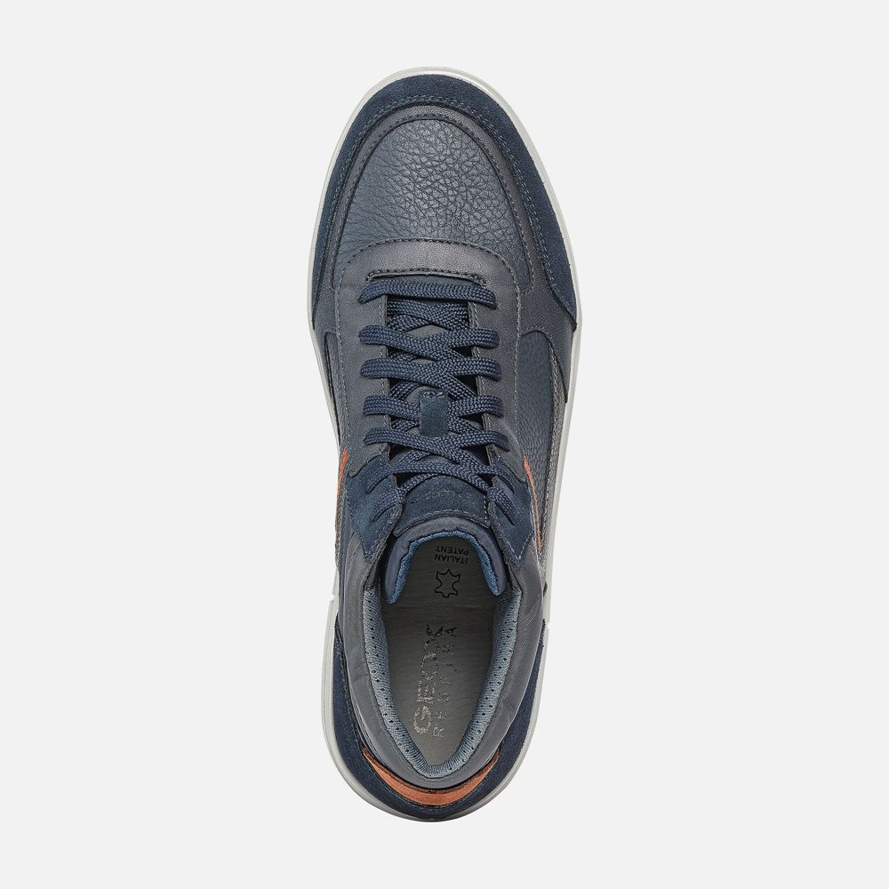 Tenis Geox Homem Azul Marinho - Levico Abx - DQBCL0193